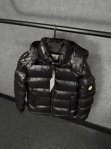 Moncler Maya Black Winter Jacket + NFC LOGO