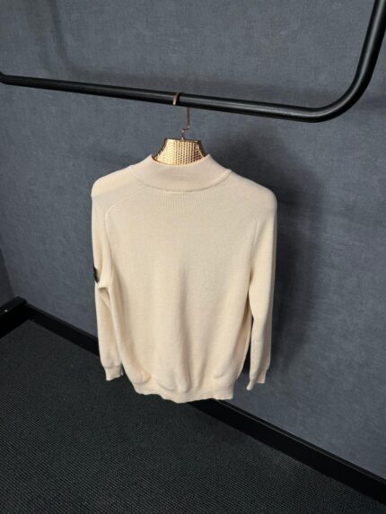 Stone Island Trui, Met Rits Beige