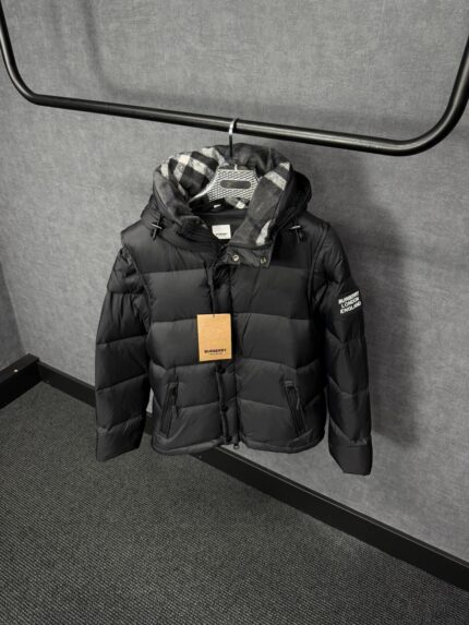 Burberry Lockwell Puffer Black Jacket High Quality