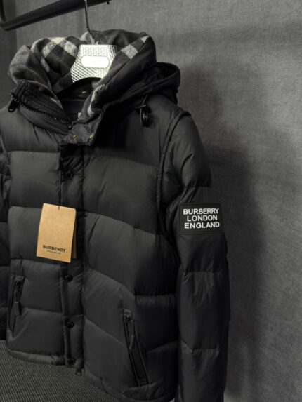 Burberry Lockwell Puffer Black Jacket High Quality