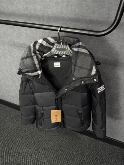 Burberry Lockwell Puffer Black Jacket High Quality