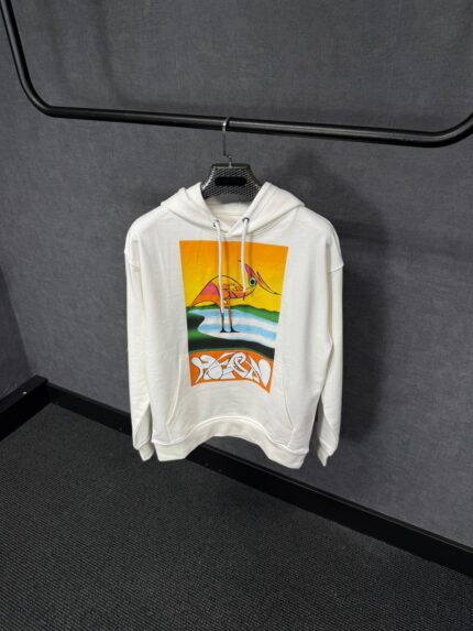 Heron Preston Hoodie White, Oranje Zwaan
