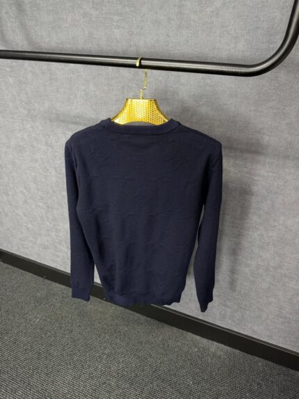 Louis Vuitton Navy Blue Sweater Monogram