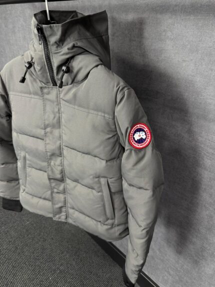 Canada Goose Mac Millan Grey Red Logo High Quality