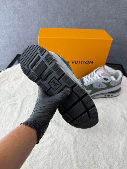 Louis Vuitton Run Away Sneakers Grey Green