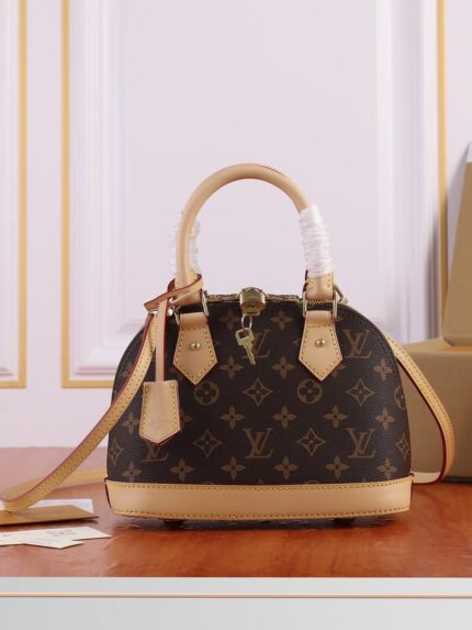 louis vuitton alma bb damier ebene canvas dames
