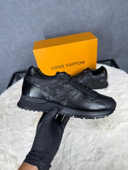 Louis Vuitton Black on Black Sneakers Monogram