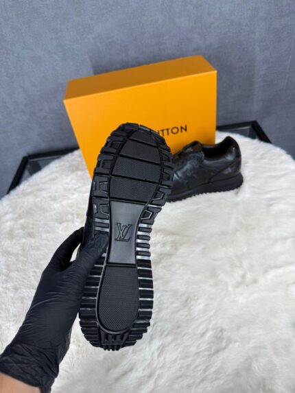 Louis Vuitton Black on Black Sneakers Monogram