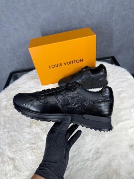 Louis Vuitton Black on Black Sneakers Monogram
