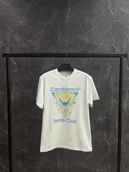 Casablanca Tennis Club Icon T-shirt White
