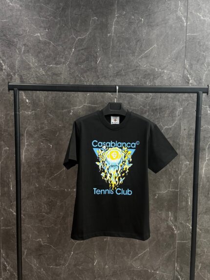 Casablanca Tennis Club Icon T-shirt Black