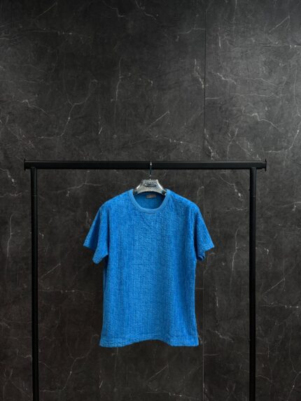 Dior Oblique T Shirt Blue