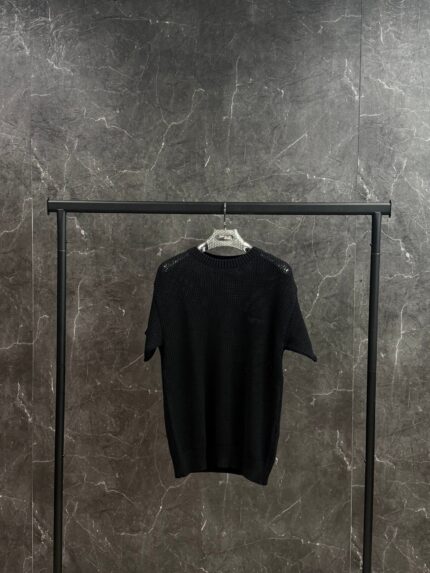 Amiri Crochet-Knit Black