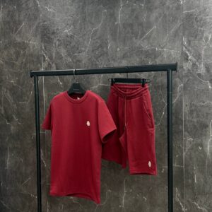 Moncler zomer suit met Logopatch Red